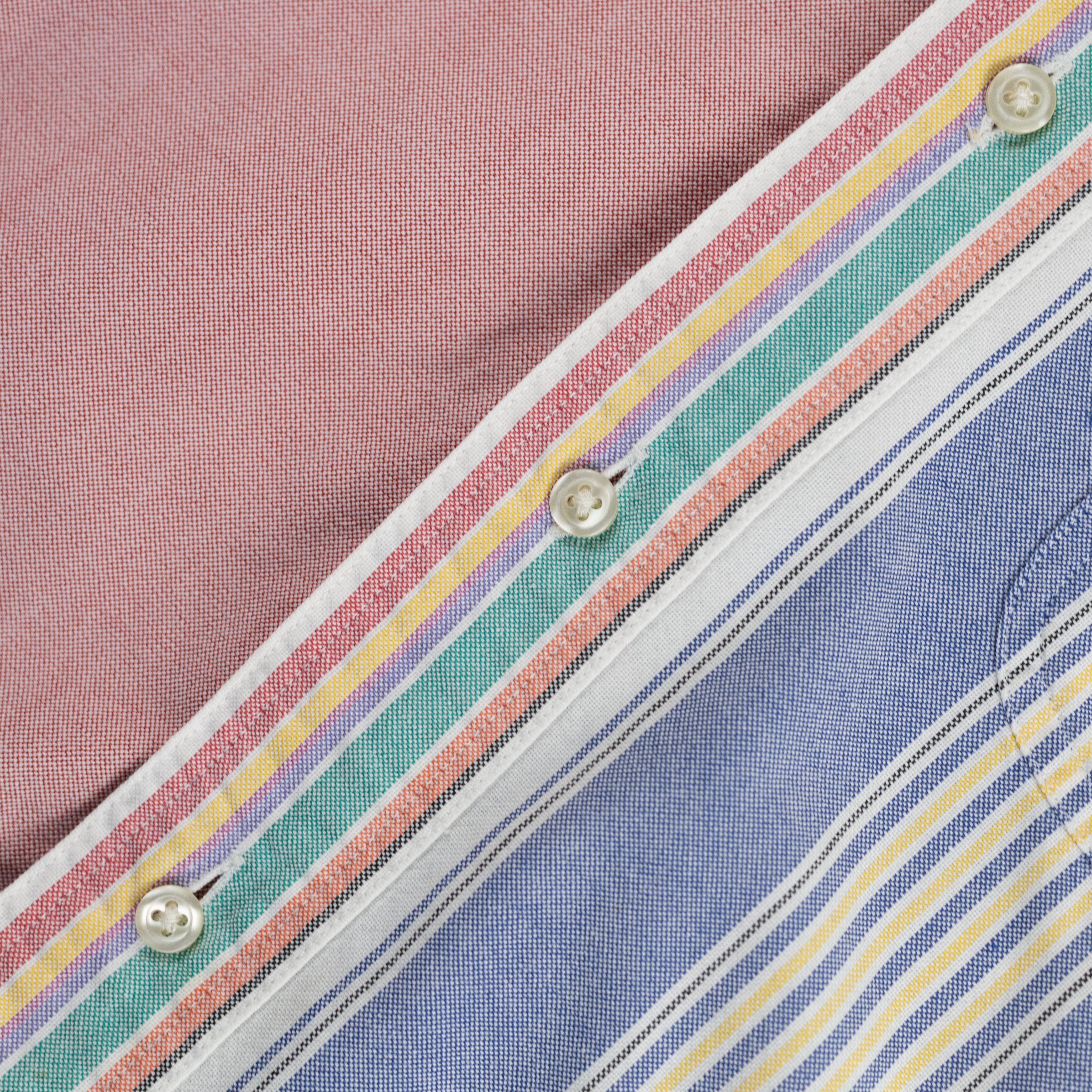 Shirt | Blue & Coral | 7-8Y