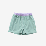 Shorts | Green & Lila | 7-8Y