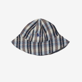 Bucket Hat | Grey & Blue Stripes | 1-4Y