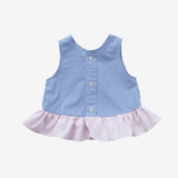 Top | Blue & Pink | 3-4Y