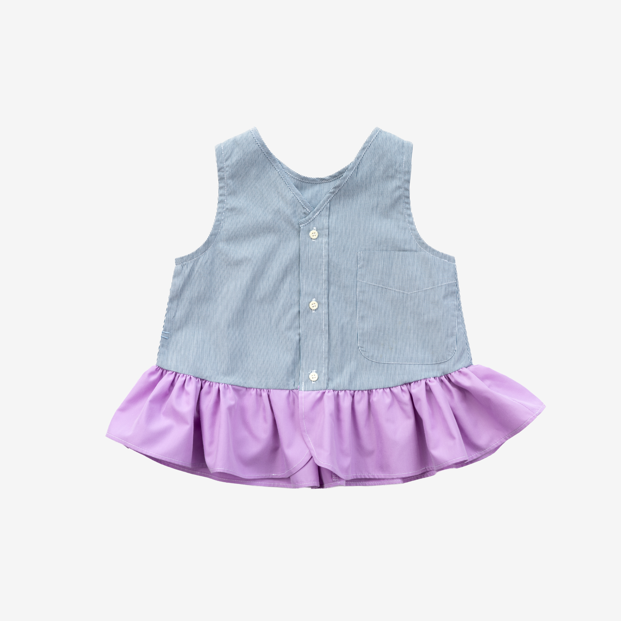 Top | Green & Lila | 7-8Y