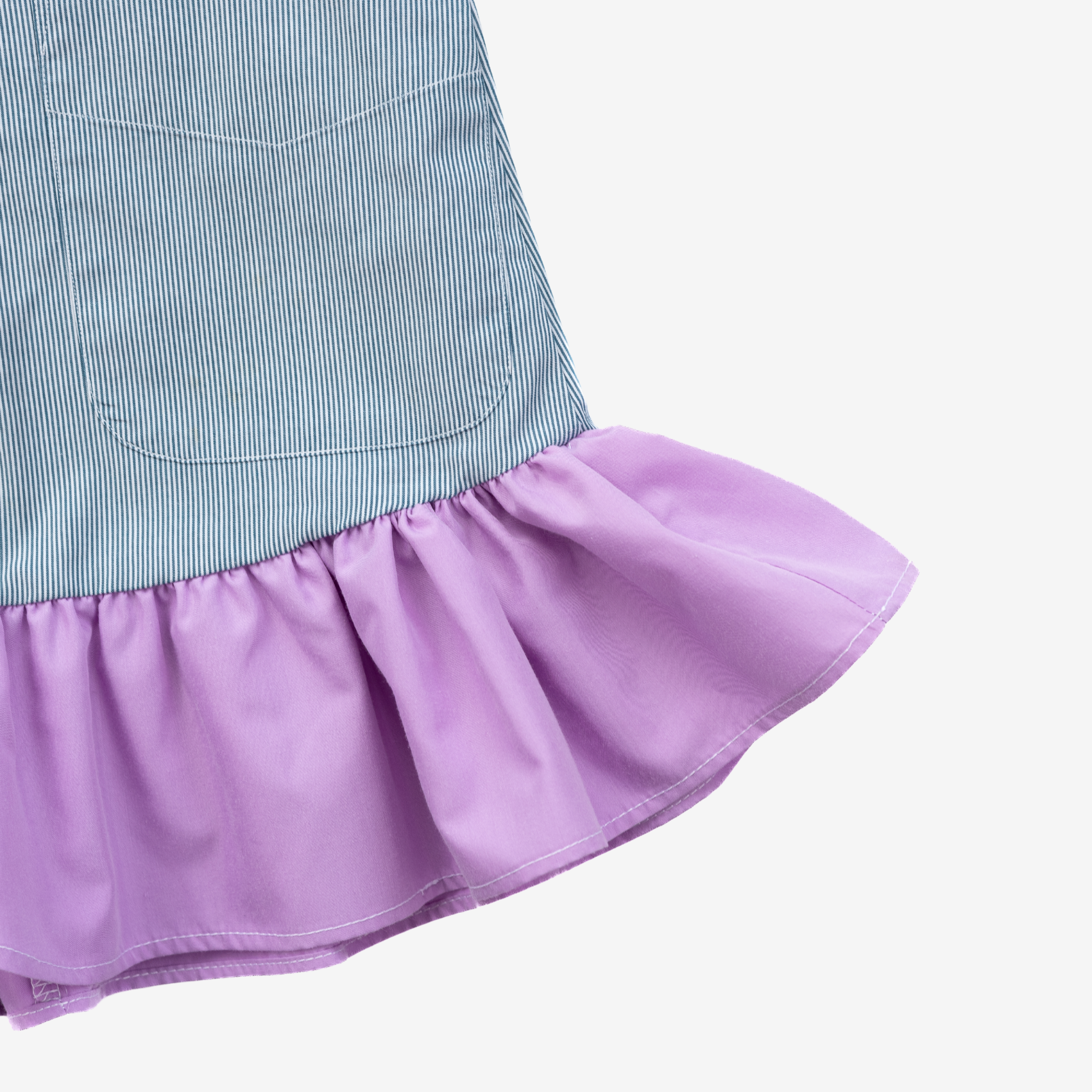 Top | Green & Lila | 7-8Y