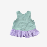 Top | Green & Lila | 7-8Y
