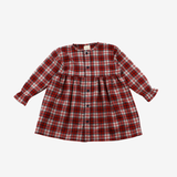 Sleeve Dress | Red Checks | 5-6Y