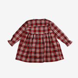 Sleeve Dress | Red Checks | 5-6Y