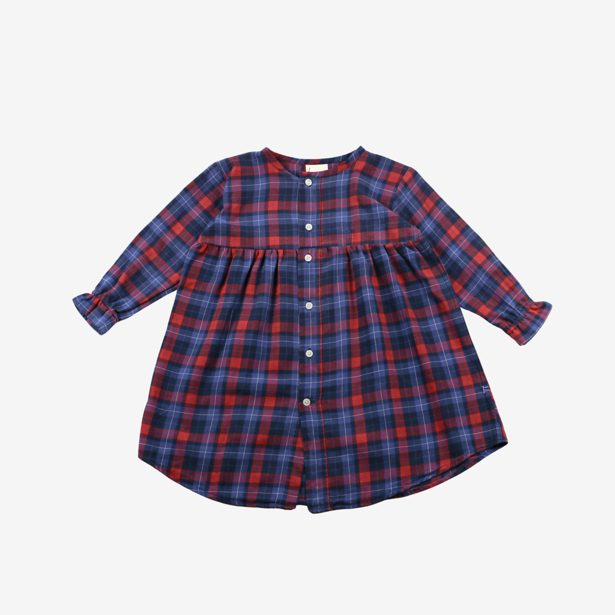 Sleeve Dress | Red Checks | 3-4Y