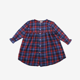 Sleeve Dress | Red Checks | 3-4Y