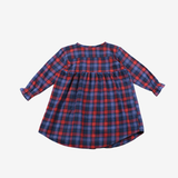 Sleeve Dress | Red Checks | 3-4Y