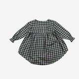 Sleeve Dress | Green Checks | 3-4Y