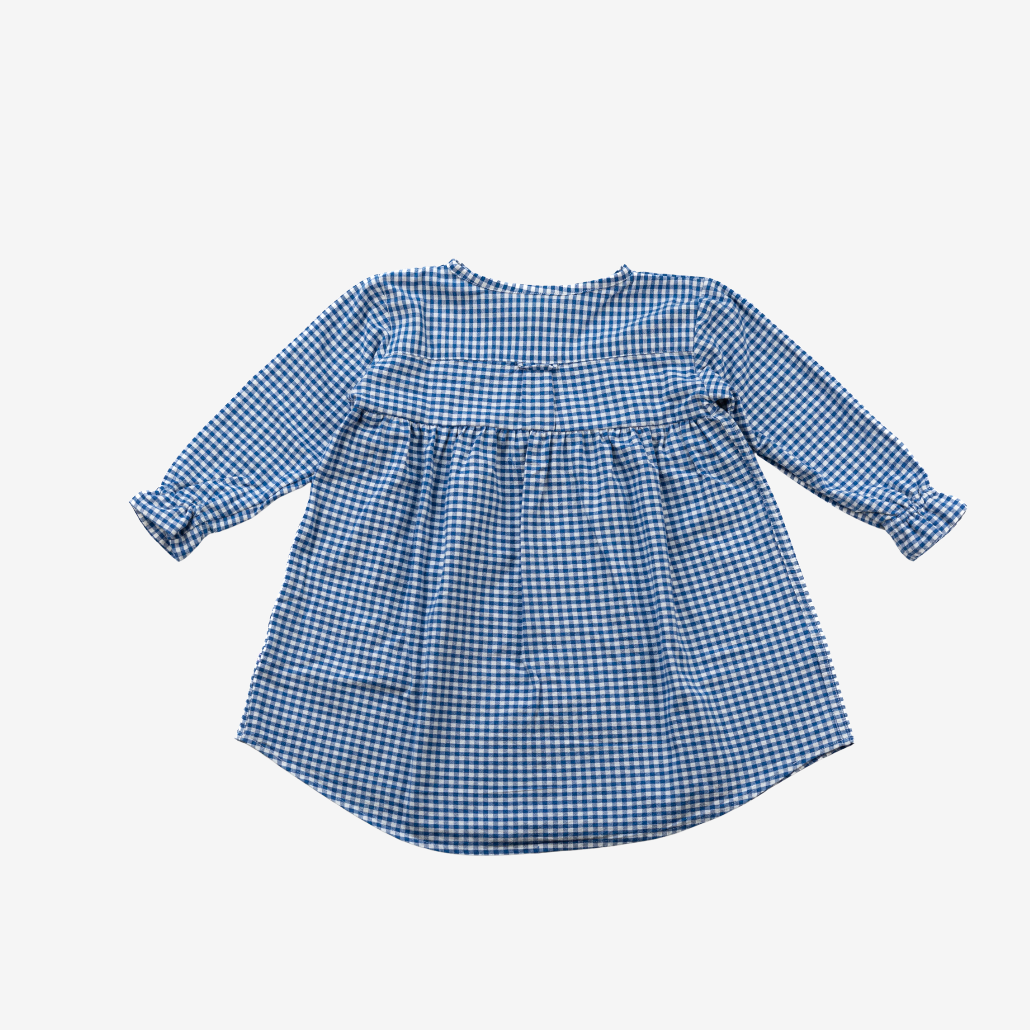 Sleeve Dress | Blue Checks | 2-3Y