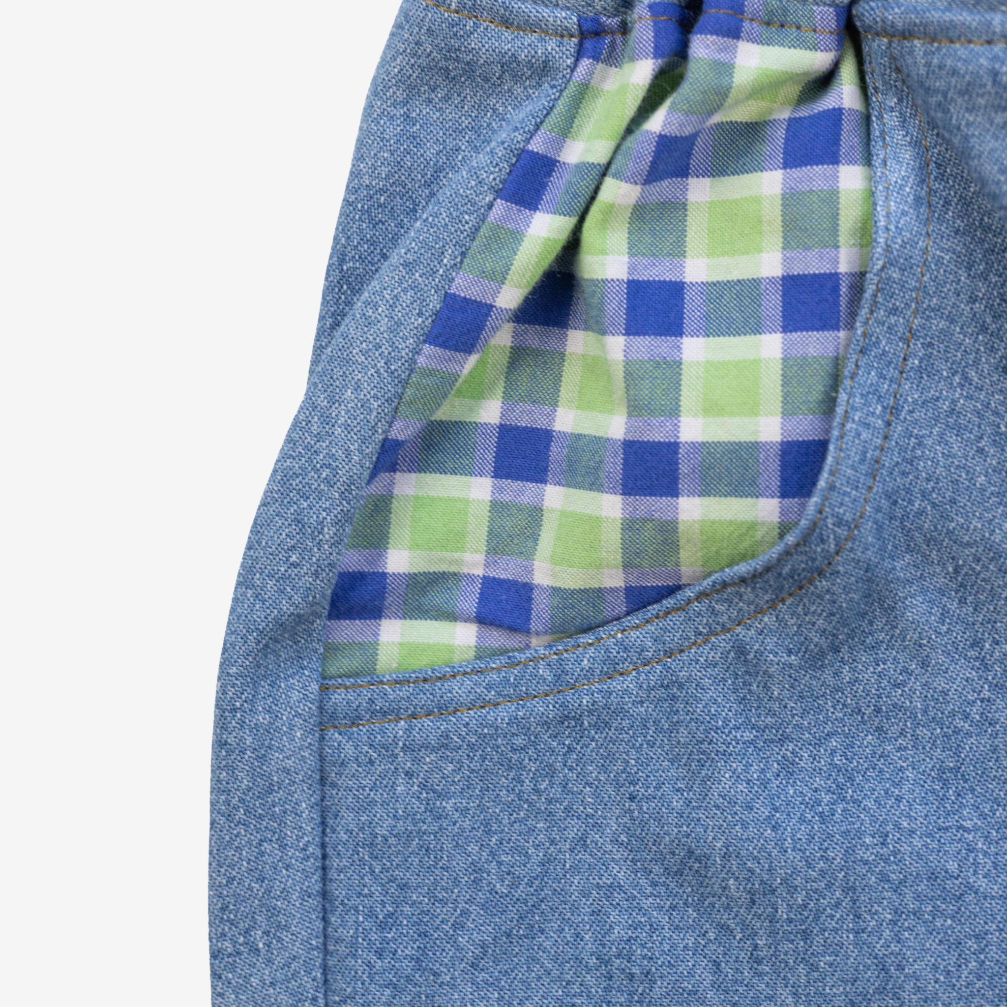 Jeans | Green Checks | 2-3Y