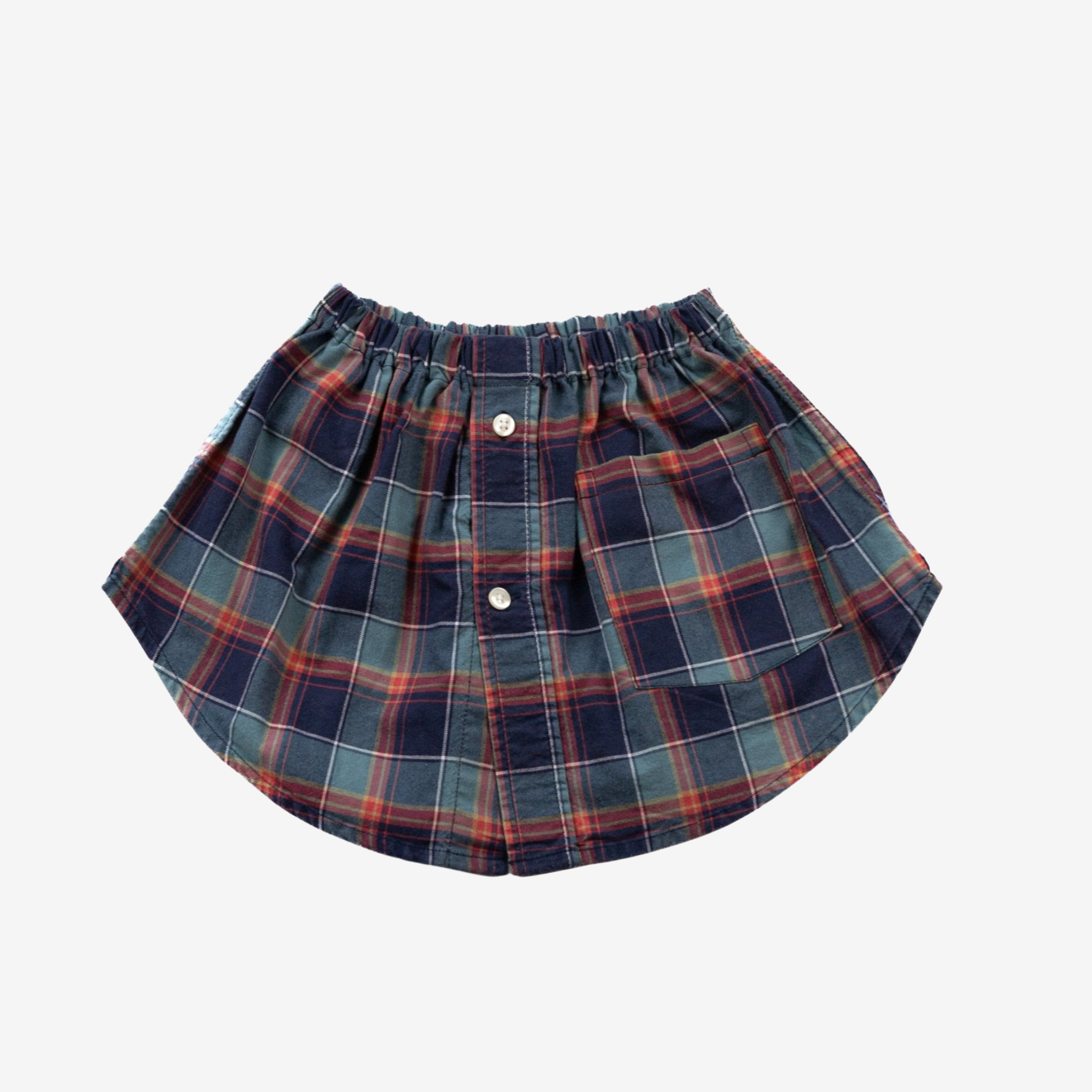 Skirt | Green Checks | 1-2Y