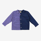 Sleeve Shirt | Blue & Purple | 2-3Y