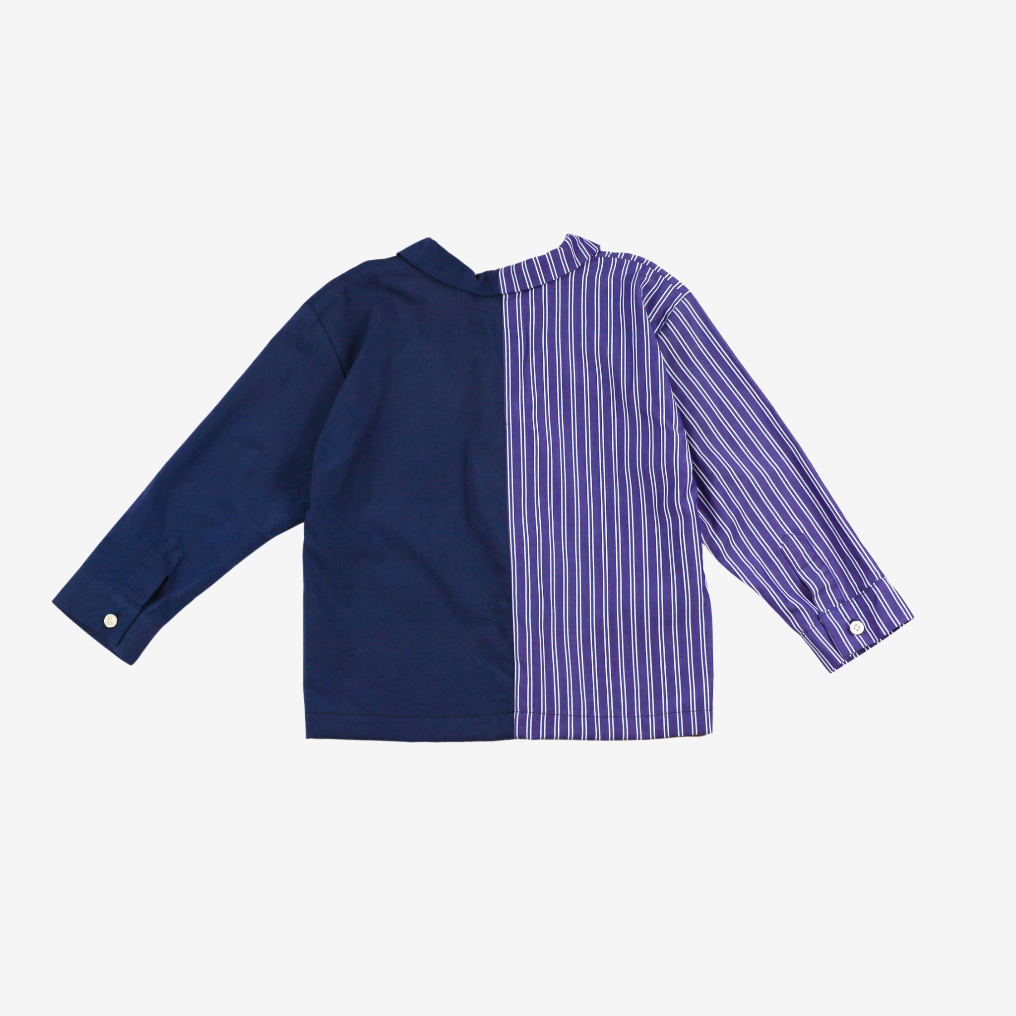 Sleeve Shirt | Blue & Purple | 2-3Y