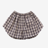 Skirt | Burgundy Checks | 7-8Y