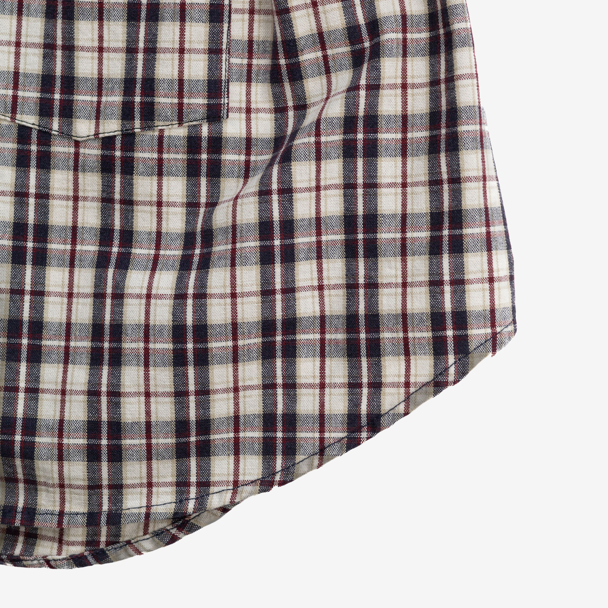 Skirt | Burgundy Checks | 7-8Y