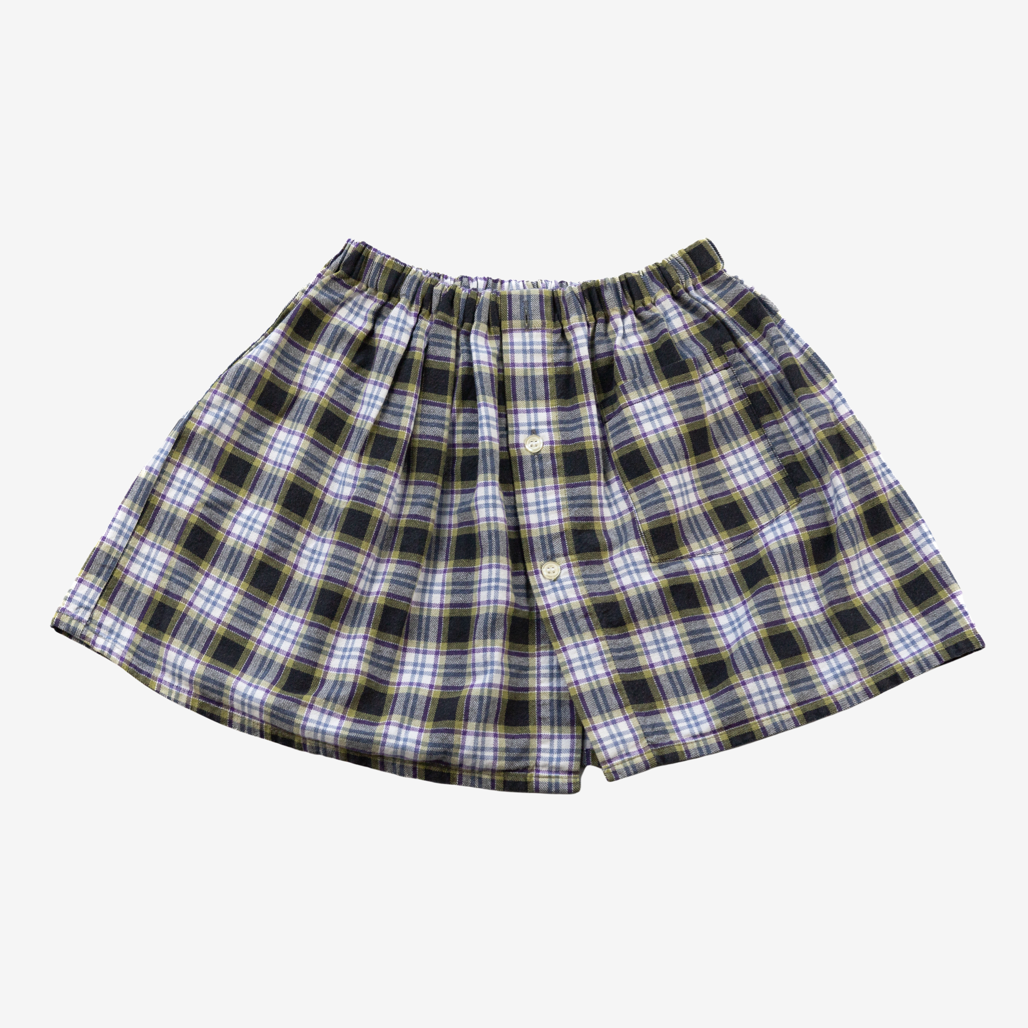 Skirt | Purple Checks | 5-6Y
