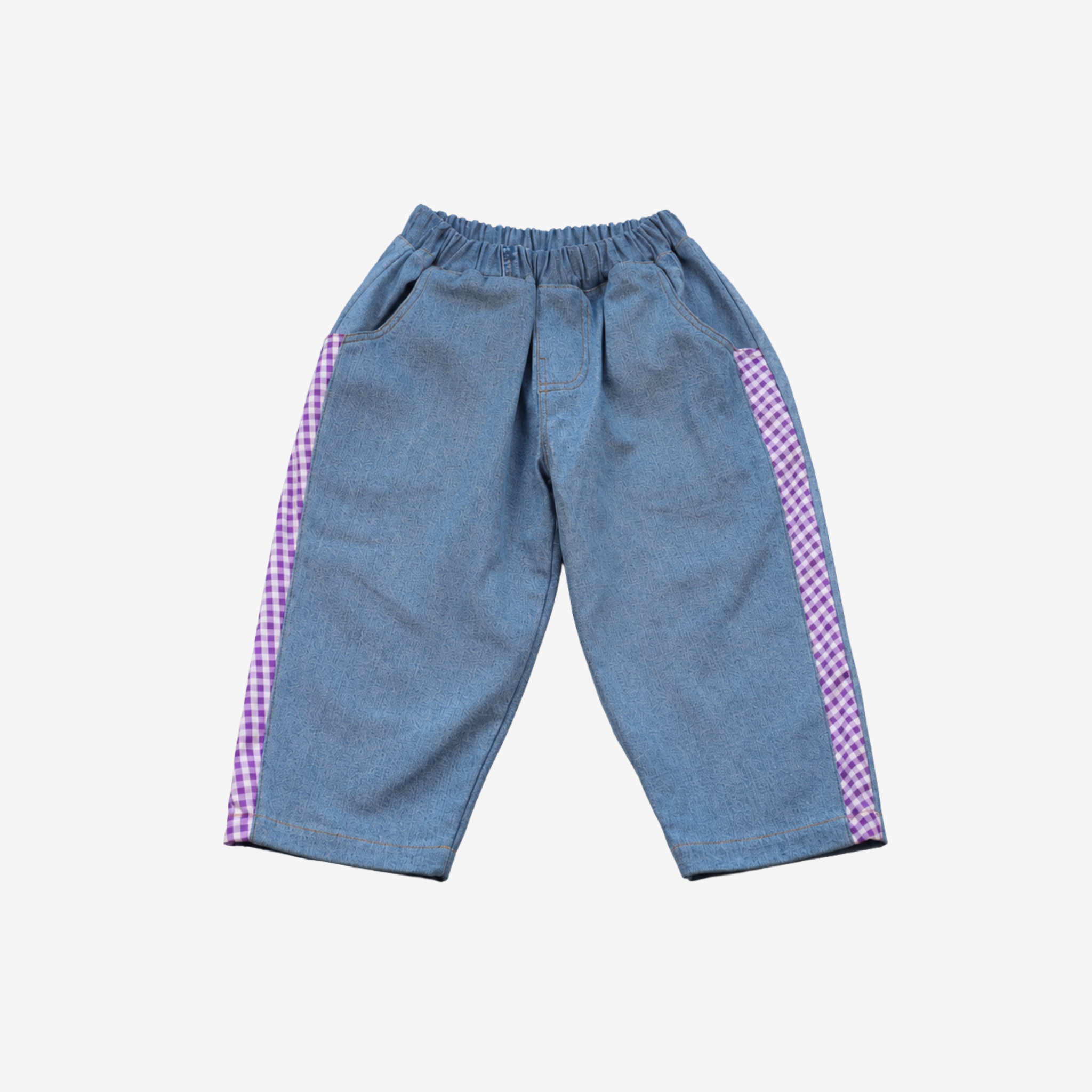 Jeans | Lila Checks | 1-2Y