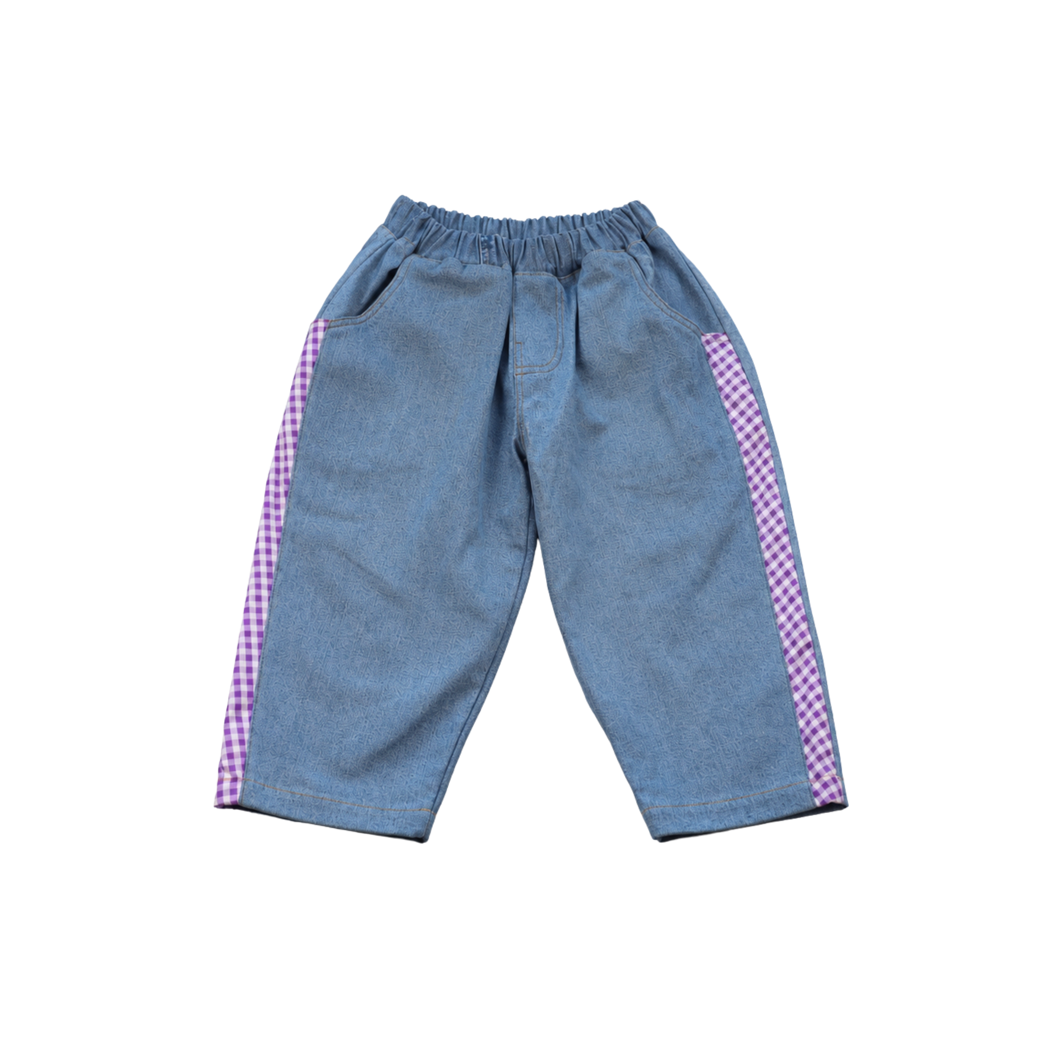 Jeans | Lila Checks | 1-2Y