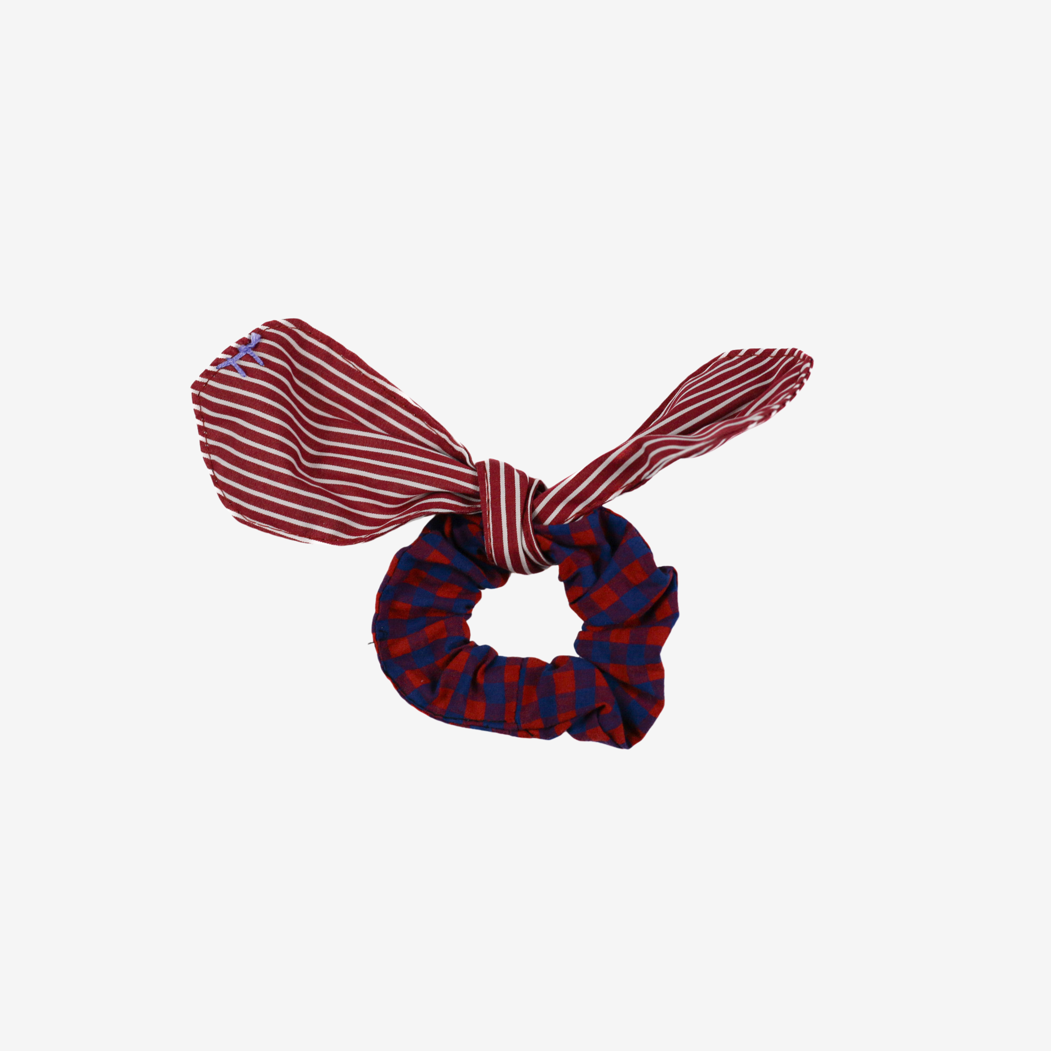 Scrunchie | Red & Blue