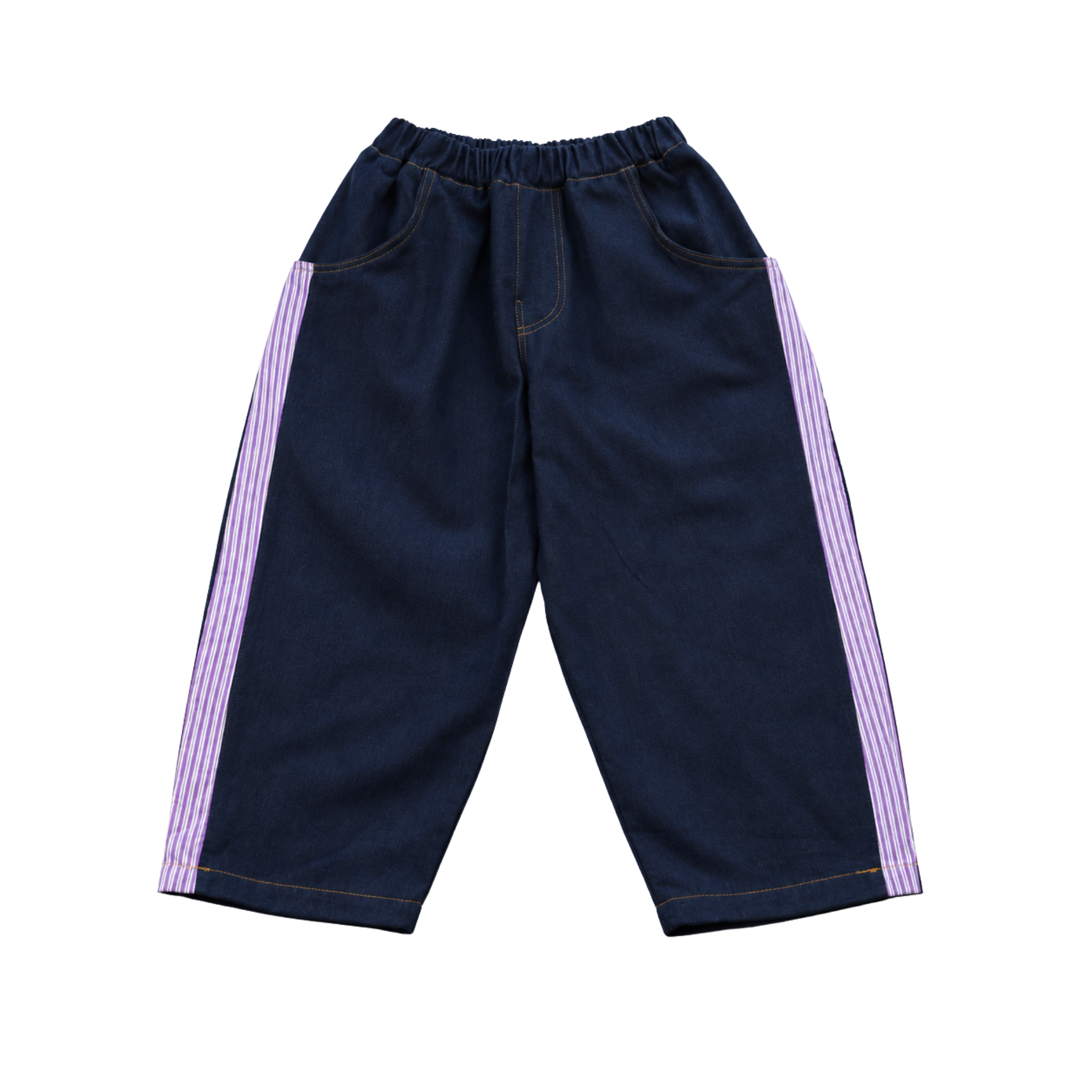 Jeans | Purple Checks | 4-5Y