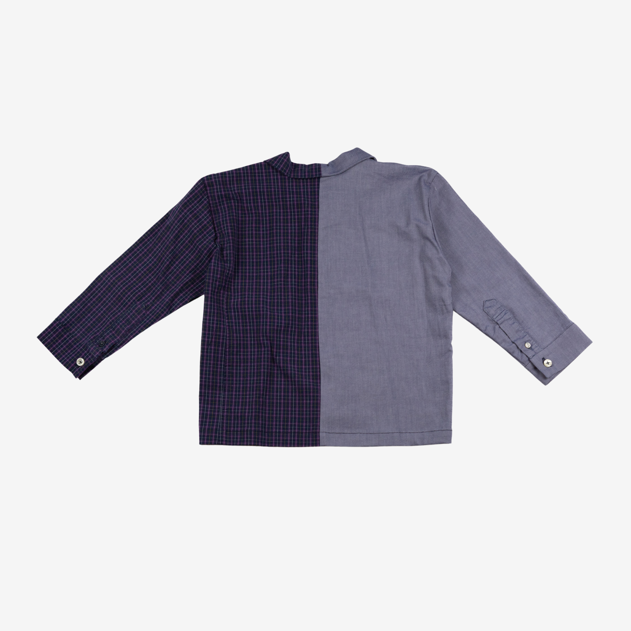 Sleeve Shirt | Grey & Lila | 2-3Y