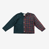 Sleeve Shirt | Green & Red | 3-4Y