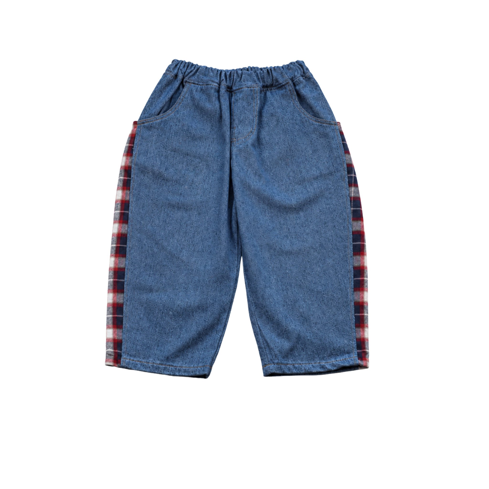 Jeans | Red Checks | 2-3Y