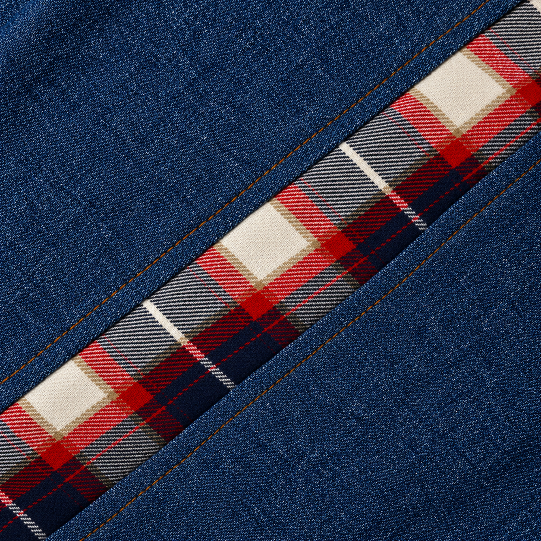 Jeans | Red Checks | 2-3Y