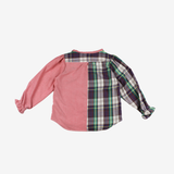 Blouse | Coral & Green | 5-6Y