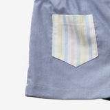 Shorts | White & Blue | 3-4Y