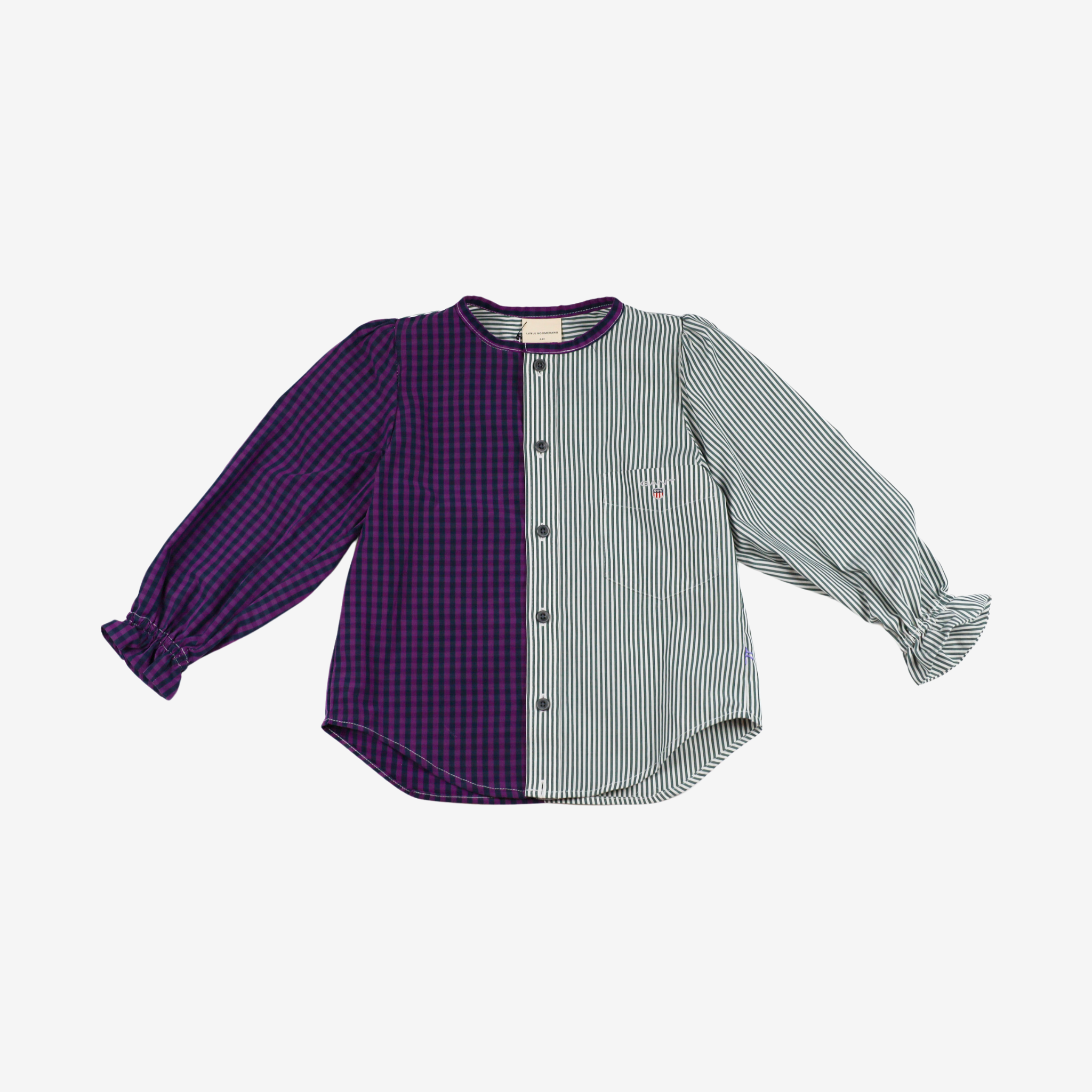 Blouse | Purple & Green | 5-6Y