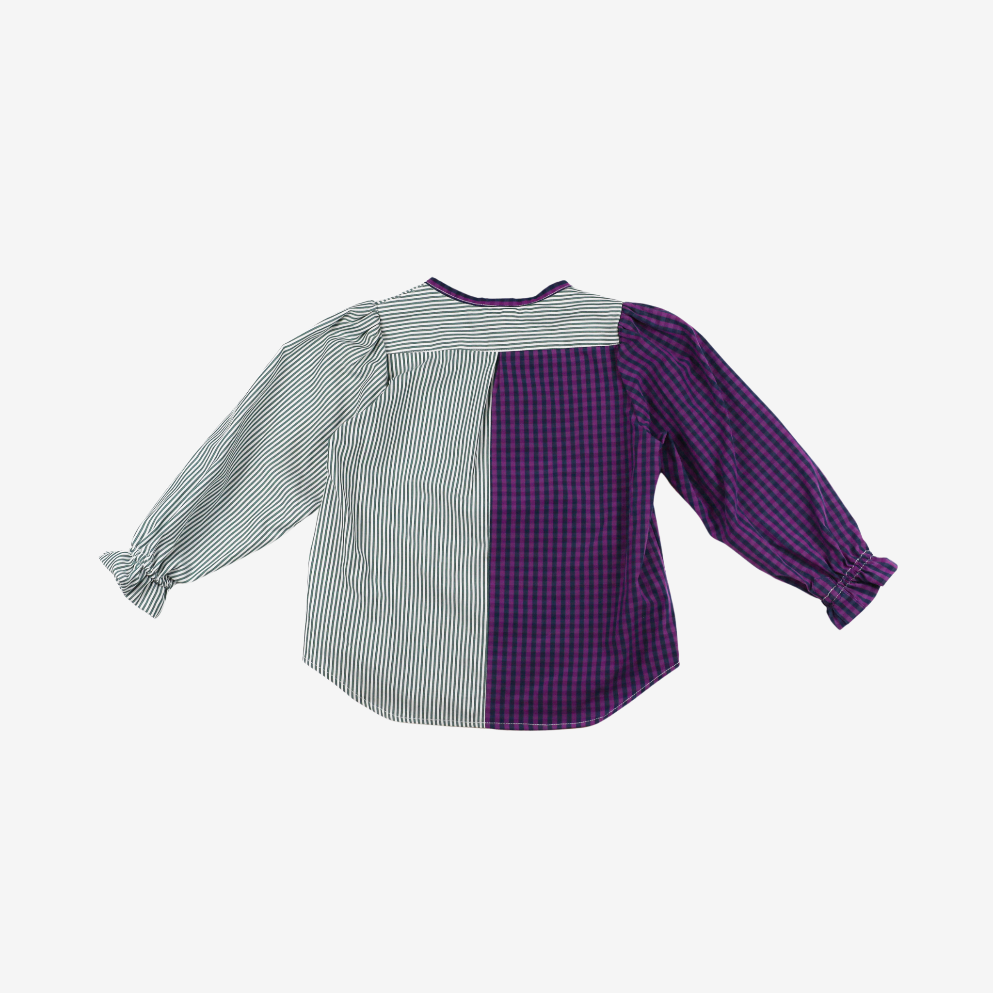 Blouse | Purple & Green | 5-6Y