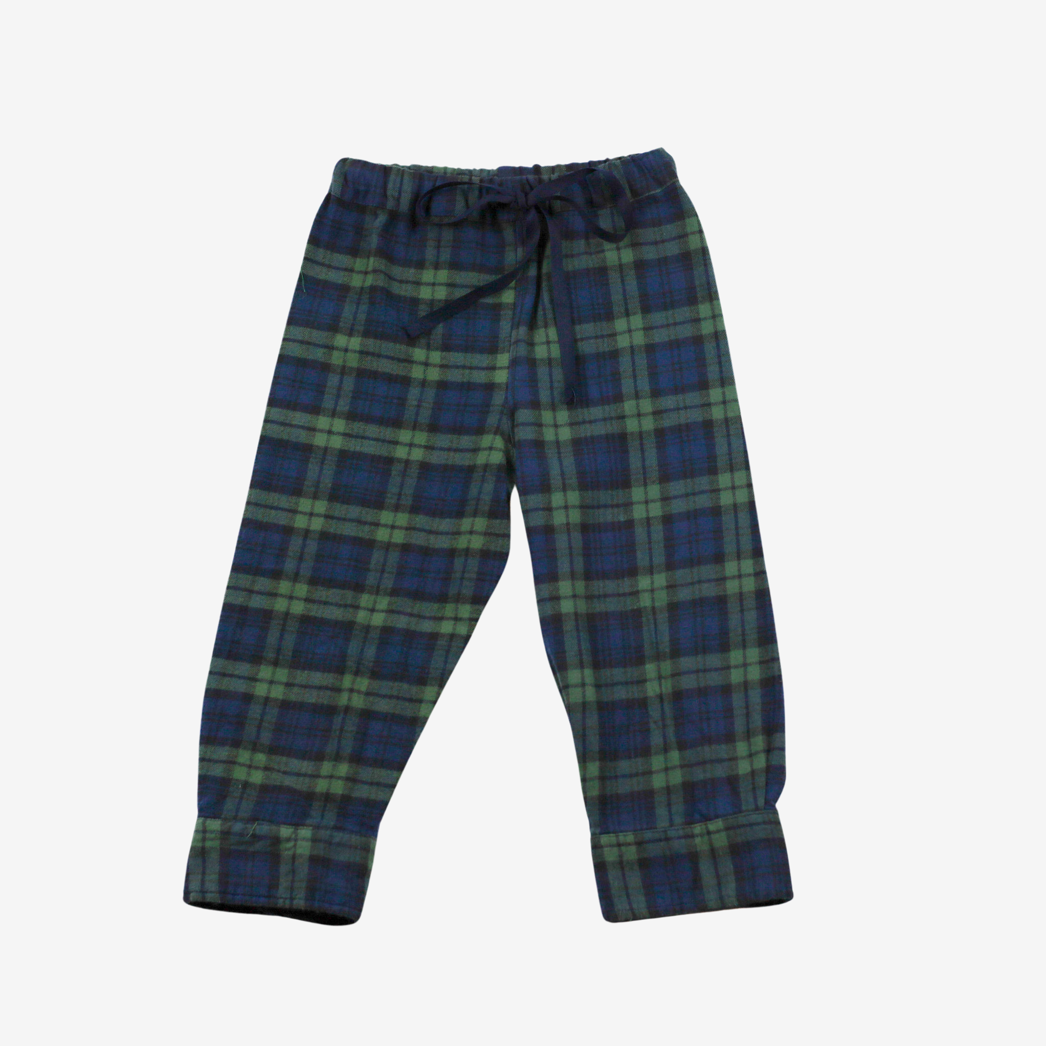 Cuff Pants | Green Checks | 1-2Y
