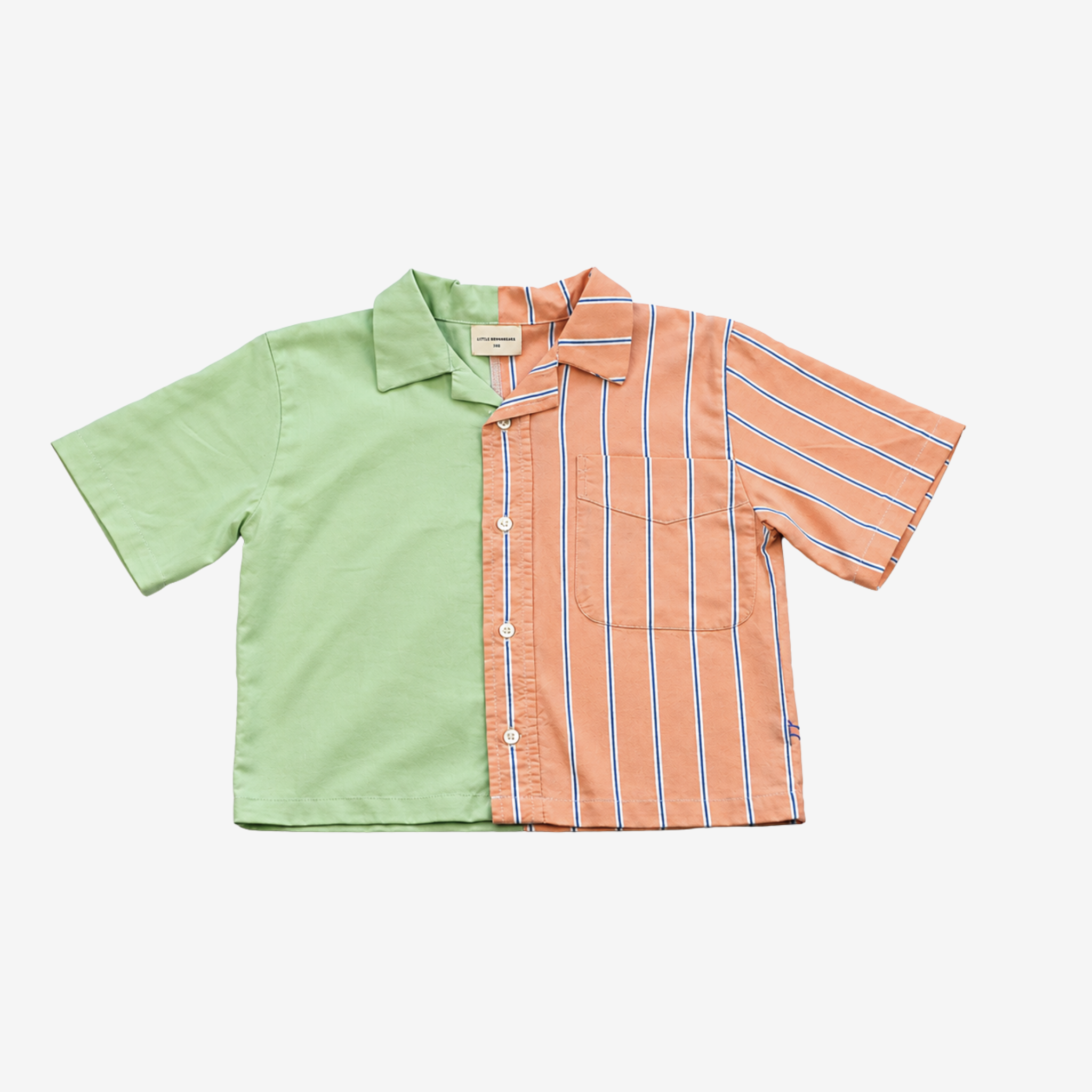 Shirt | Orange & Green | 7-8Y