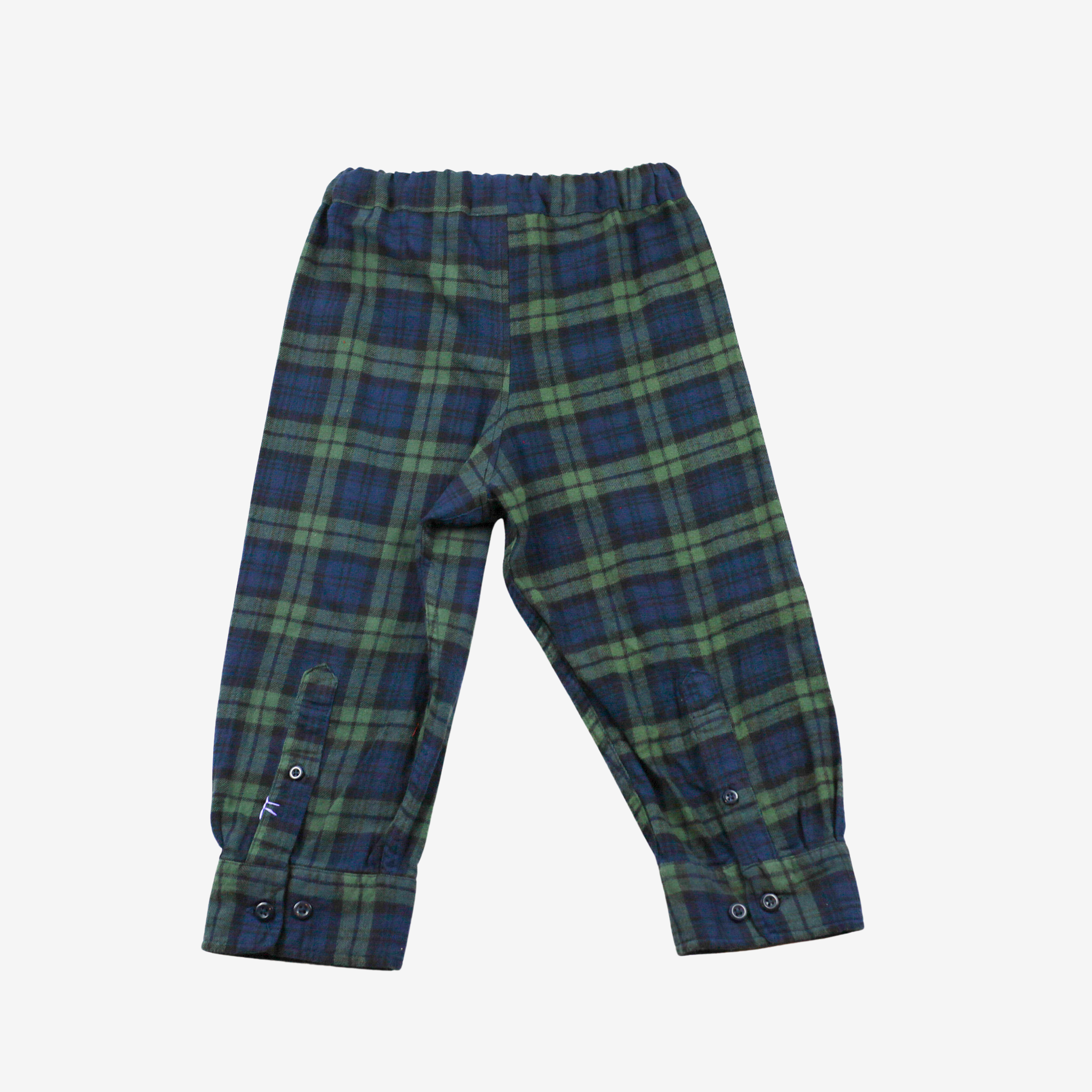 Cuff Pants | Green Checks | 1-2Y