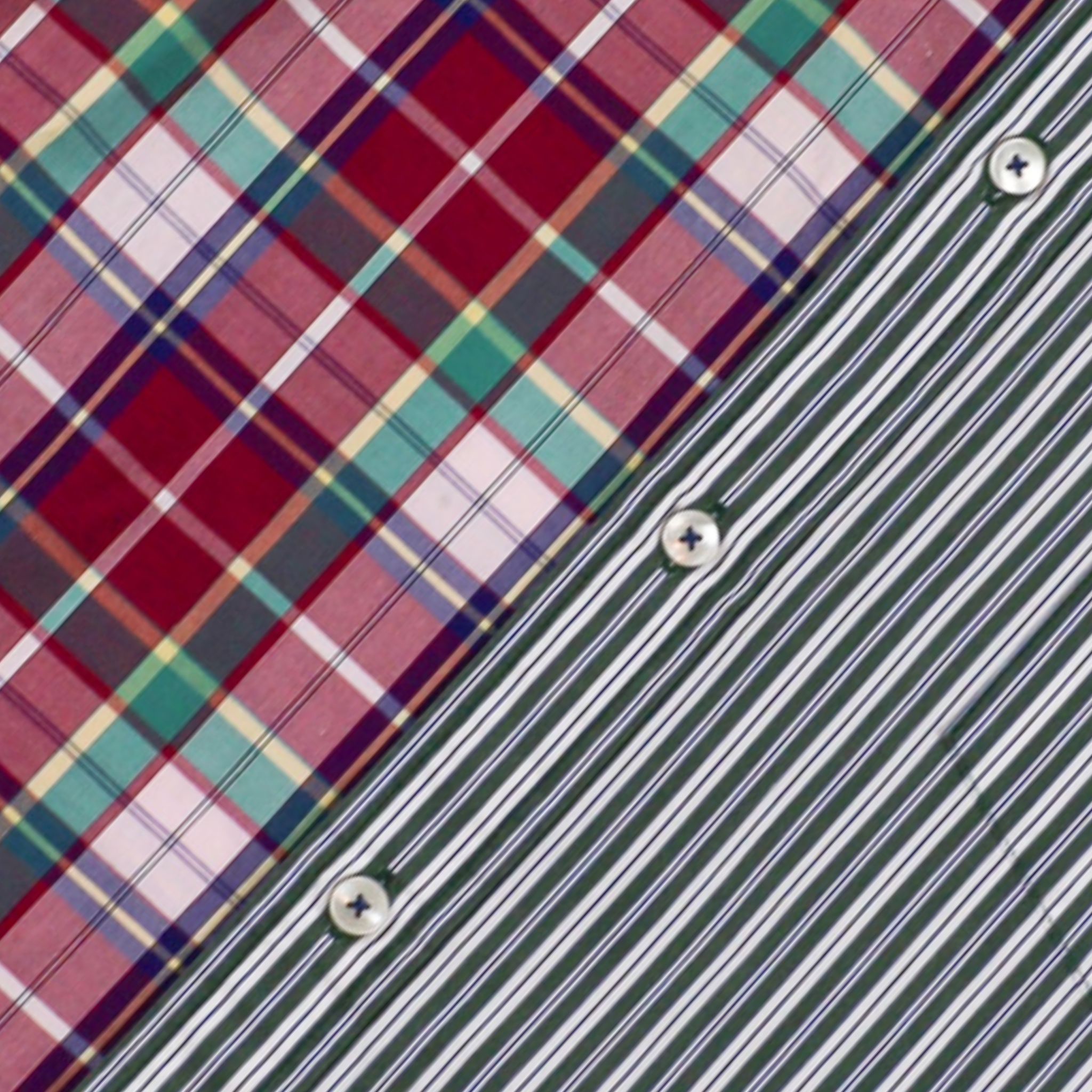 Blouse | Red & Green | 5-6Y