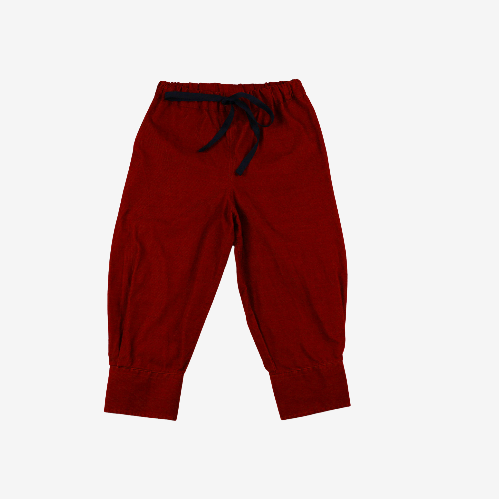 Cuff Pants | Red Corduroy | 1-2Y