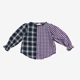 Blouse | Purple & Green | 1-2Y