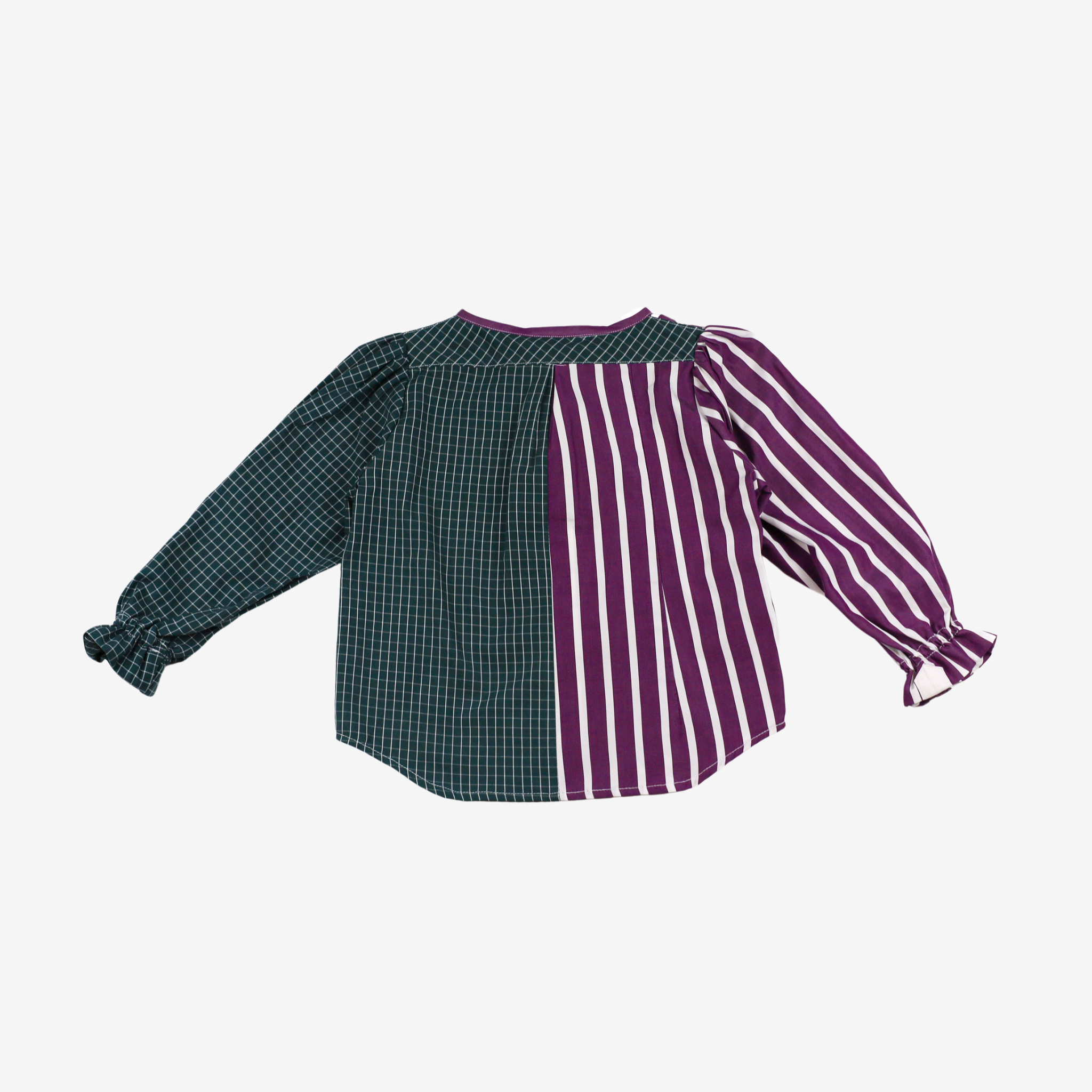 Blouse | Purple & Green | 2-3Y