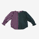 Blouse | Purple & Green | 2-3Y