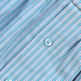 Sleeve Dress | Aqua Stripes | 2-3Y