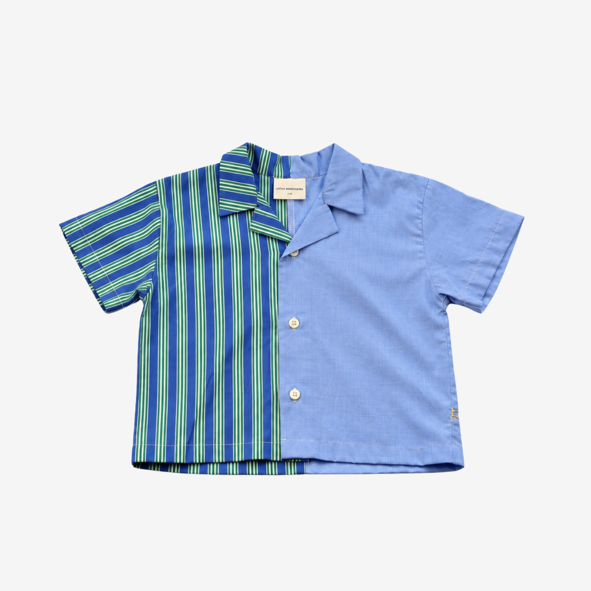 Shirt | Green & Blue | 1-2Y