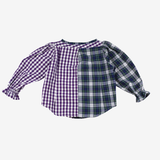 Blouse | Purple & Green | 1-2Y