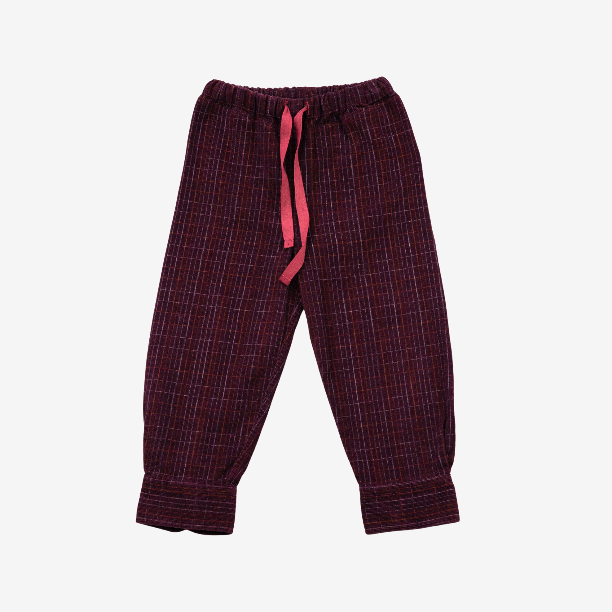 Cuff Pants |Burgundy | 3-4Y