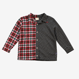 Sleeve Shirt | Red & Green | 7-8Y