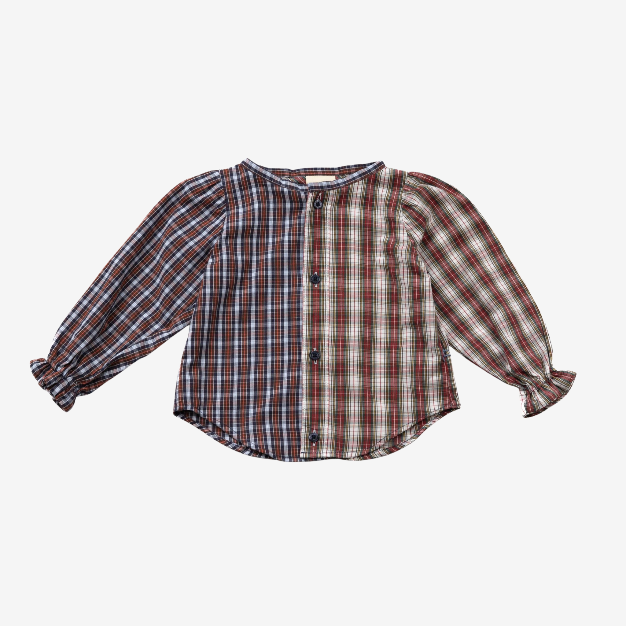 Blouse | Red & Red | 1-2Y