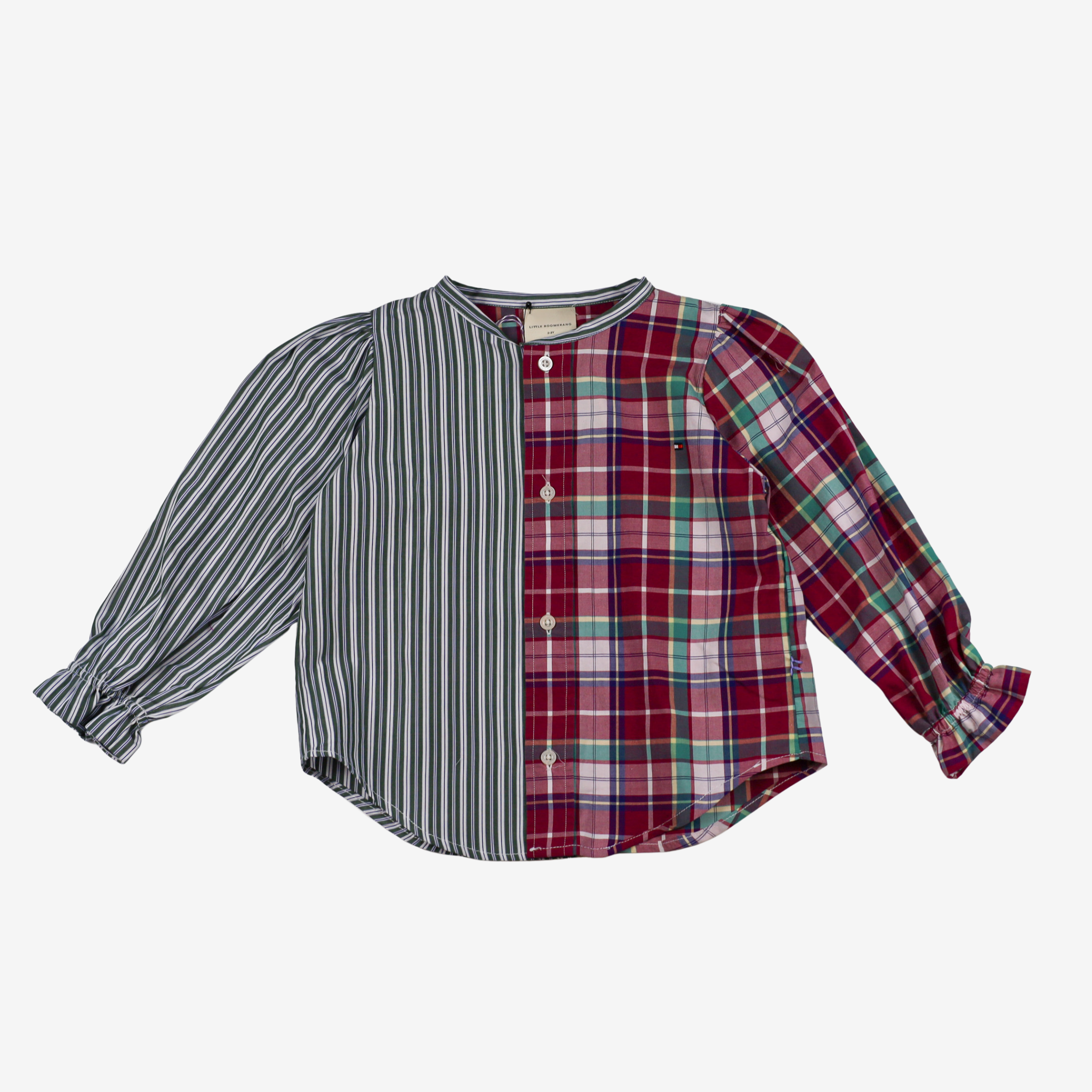 Blouse | Red & Green | 2-3Y