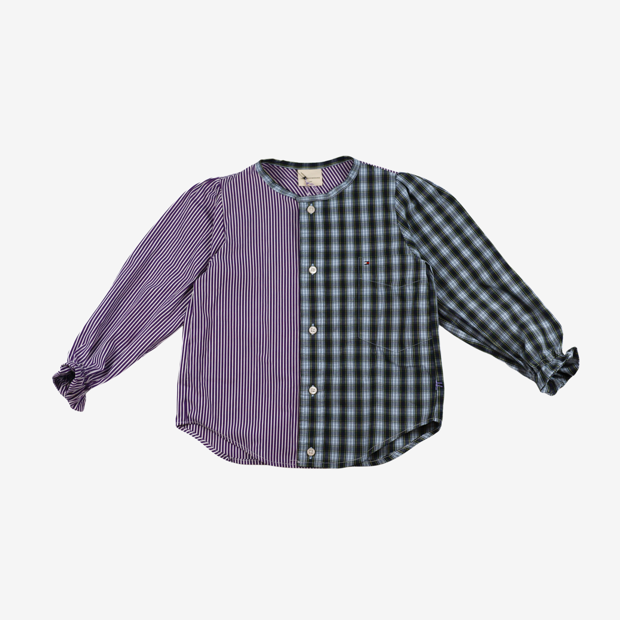 Blouse | Purple & Green | 5-6Y