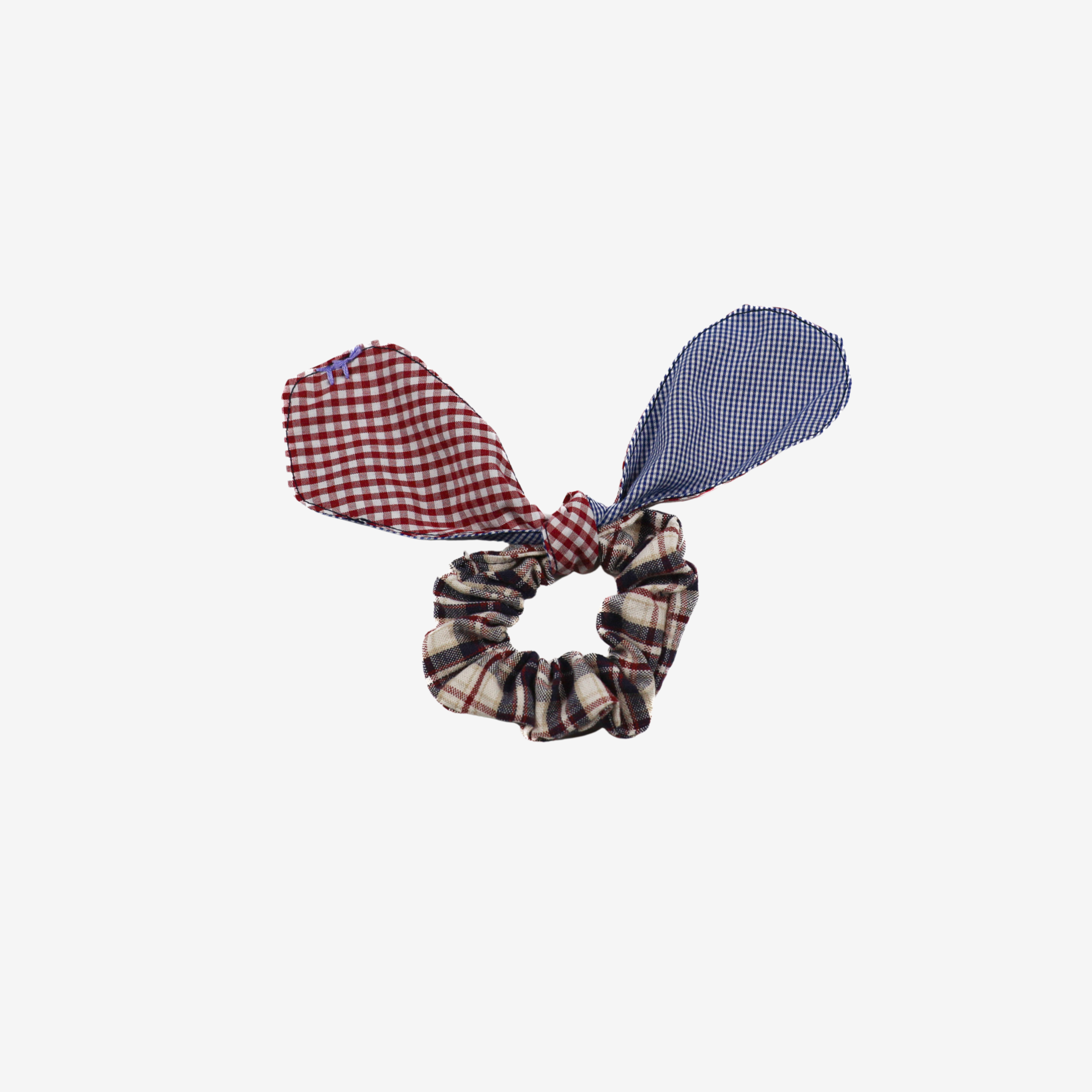 Scrunchie | Blue & Red